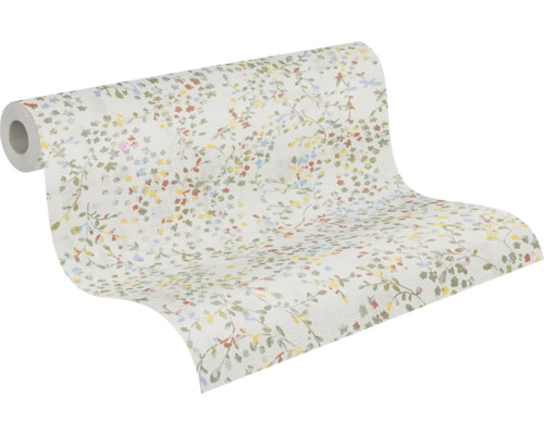 Tapetenrolle mit floralem Muster