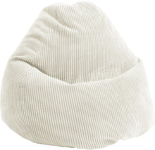 Pouf en velours côtelé