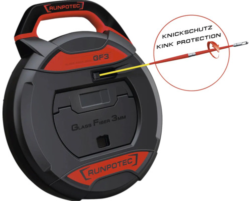 Runpotec Tire-fils en fibre de verre GF3 avec protection anti-torsion