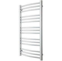 Handtuchwärmer aus Metall mit gebogenen Heizrohren