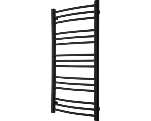 Designheizkörper NEMO 15 990 x 510 mm schwarz Anschluss Beidseitig unten