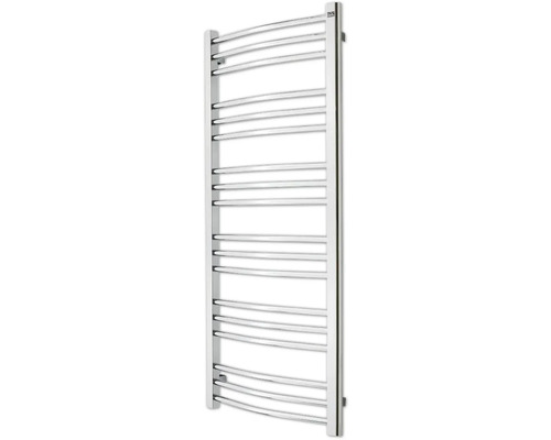 Designheizkörper NEMO 18 1195 x 510 mm chrom Anschluss Beidseitig unten Handtuchwärmer aus Edelstahl