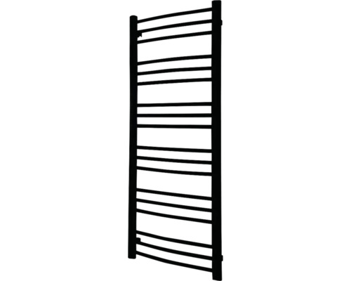 Designheizkörper NEMO 18 1195 x 610 mm schwarz Anschluss Beidseitig unten