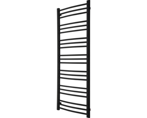 Designheizkörper NEMO 21 1400 x 510 mm schwarz Anschluss Beidseitig unten