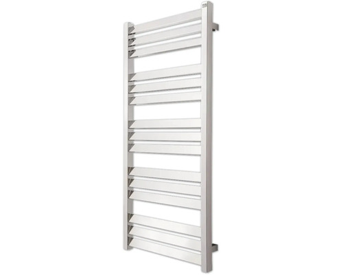 Radiateur design PASO 15 1120 x 500 mm chrome raccord des deux côtés, en bas Sèche-serviettes en métal avec éléments chauffants horizontaux