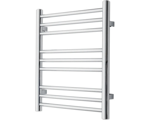 Radiateur design PIVO 9 590 x 500 mm chrome raccord des deux côtés, en bas Radiateur design PIVO 9 590 x 500 mm chrome raccord des deux côtés, en bas