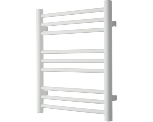 Radiateur design PIVO 9 590 x 500 mm blanc raccord des deux côtés, en bas Radiateur design PIVO 9 590 x 500 mm blanc raccord des deux côtés, en bas