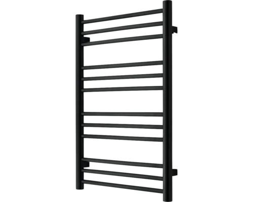 Designheizkörper PIVO 12 785 x 500 mm schwarz Anschluss Beidseitig unten