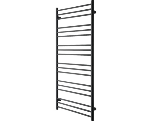 Designheizkörper PIVO 18 1195 x 500 mm schwarz Anschluss Beidseitig unten