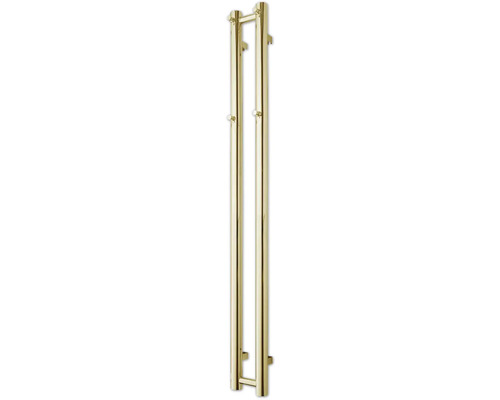 Radiateur design PLUS 2 1400 x 135 mm doré raccord des deux côtés, en bas Radiateur design PLUS 2 1400 x 135 mm doré raccord des deux côtés, en bas