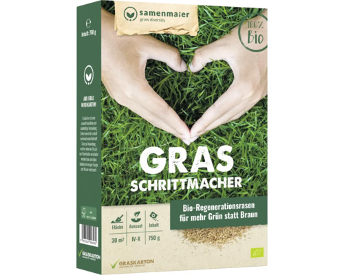 Samenmaier Grassamen in einer Kartonverpackung