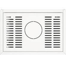 Ventilationsgitter mit runden Ausschnitt und horizontalen Schlitzen