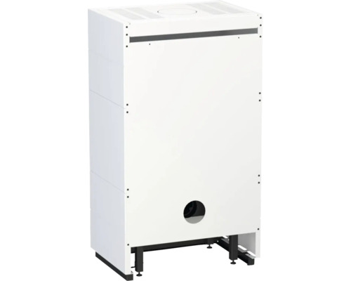 Weißer Pelletofen für den Innenbereich