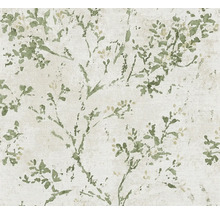 Tapete mit floralem Muster und Pflanzenmotiven