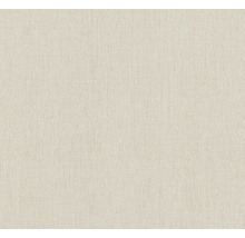 Papier peint textile beige à structure fine