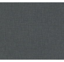 Vliestapete 39652-4 Stories of Life Uni Textiloptik schwarz grau