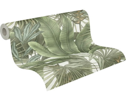 Rouleau de papier peint à motif végétal