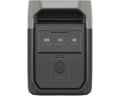 Tragbare Powerstation mit Solar-/Autoeingang, Batterieanschluss und Wechselstromanschluss