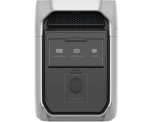 Tragbare Powerstation mit Solar-/Autoeingang, Zusatzbatterieanschluss und Wechselstromladung