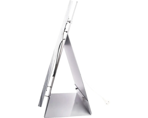 Présentoir avec cadre métallique