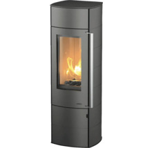 Kaminofen mit Sichtfenster und Holzfeuer