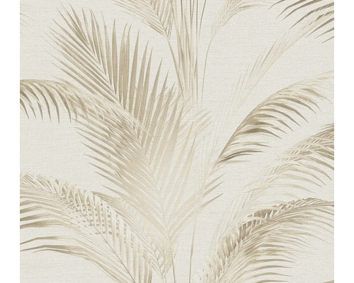 Papier peint intissé 39980-1 Metropolis by Michalsky 6 feuilles de palmier gris