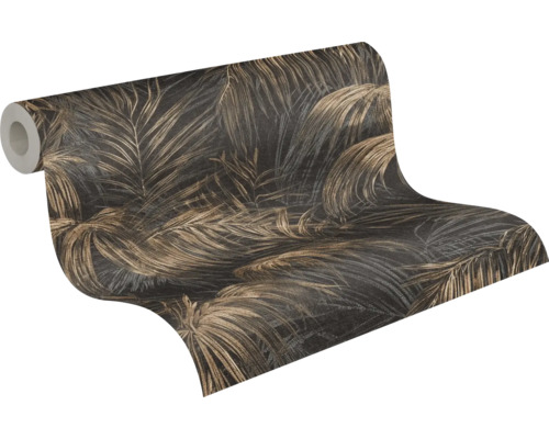 Tapetenrolle mit Blattmuster