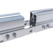 Verbindung zweier Aluminiumprofile mit Schrauben