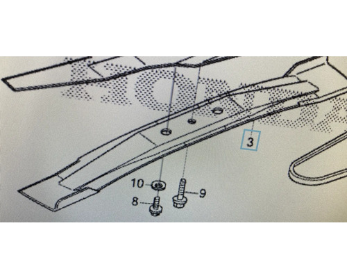 Schéma éclaté avec détails sur les vis et les fixations