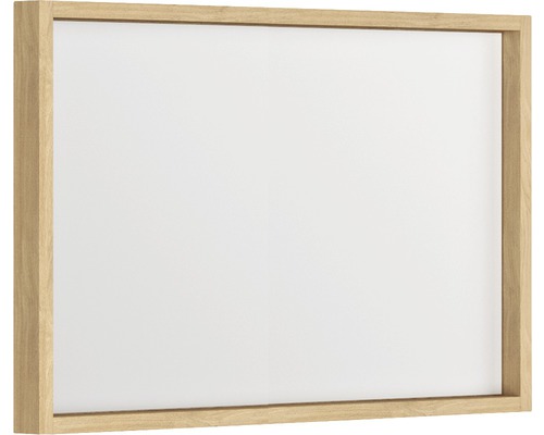 Miroir de salle de bains Allibert Sorento chêne clair 100 x 69 cm