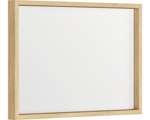 Miroir de salle de bains Allibert Sorento chêne clair 80 x 69 cm
