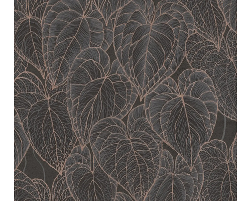 Papier peint avec motif de feuilles