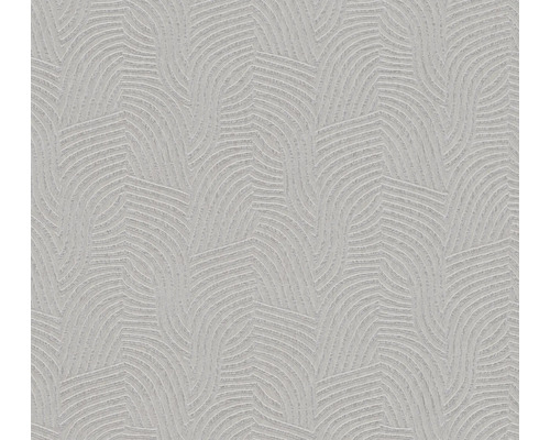 Papier peint intissé 78153-1 Daniel Hechter 7 motif lignes vagues gris clair