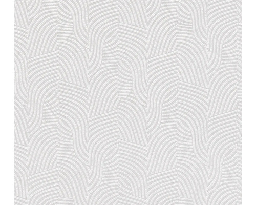 Papier peint intissé 78153-4 Daniel Hechter 7 motif lignes vagues blanc