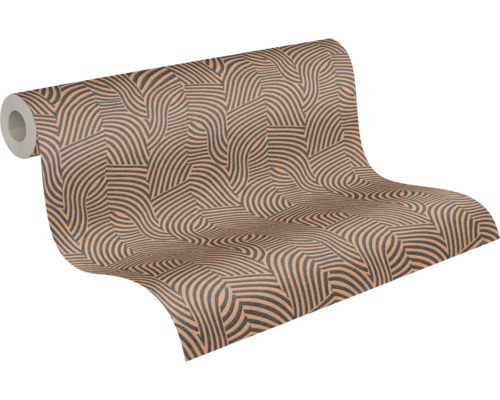 Papier peint intissé 78153-2 Daniel Hechter 7 motif lignes vagues or