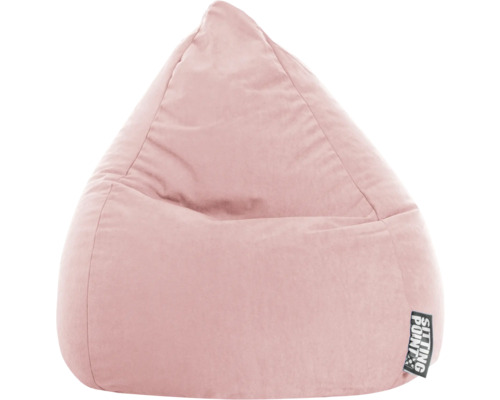 Pouf coussin Sitting Point BeanBag Easy L env. 120 litres vieux rose 70x90 cm
