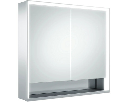 Badezimmerschrank mit Spiegeltüren und Beleuchtung