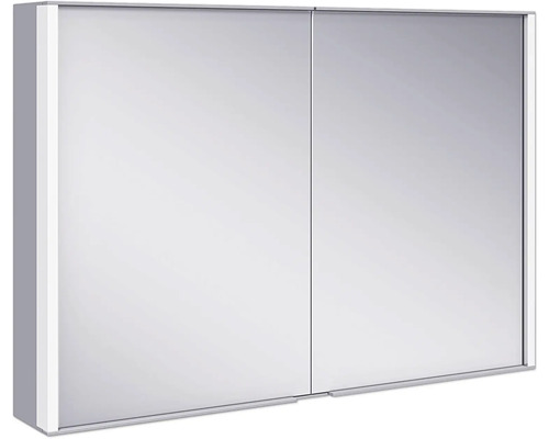 Porte KEUCO Royal Match argent mat 90101170043 droite Armoire à portes coulissantes avec façade miroir