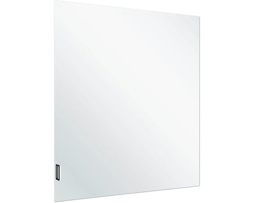 Porte KEUCO Royal Lumos argent mat 90101010142 droite Armoire de toilette rectangulaire avec porte