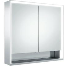 Armoire de toilette à deux portes avec éclairage