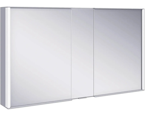 Cache KEUCO Royal Match argent mat 90101170046 centre Armoire de toilette avec trois portes coulissantes pour la salle de bain