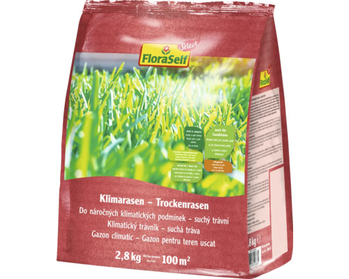 FloraSelf Klimarase Gazon sec, paquet de 2,8 kilogrammes