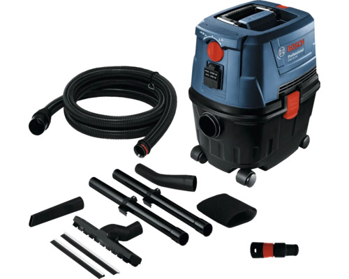 Aspirateur eau et poussière Bosch Professional GAS 15 PS, avec accessoires