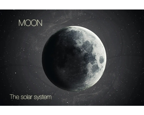 Panneau décoratif The Moon 60x90 cm