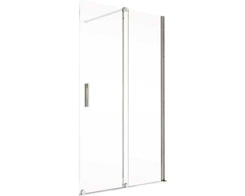 Paroi de douche en verre avec poignée