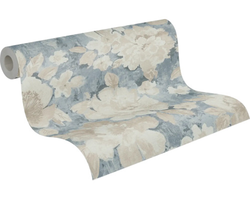 Tapetenrolle mit Blumenmuster