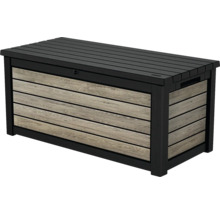 Gartenbox zur Aufbewahrung von Gartenutensilien mit Holzoptik