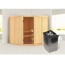 Holzsauna mit Saunaofen
