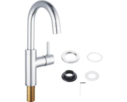 Robinet de lavabo avec accessoires