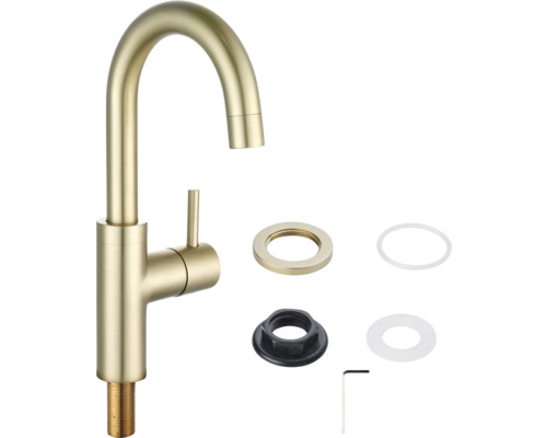 Küchenarmatur mit Befestigungsmaterial